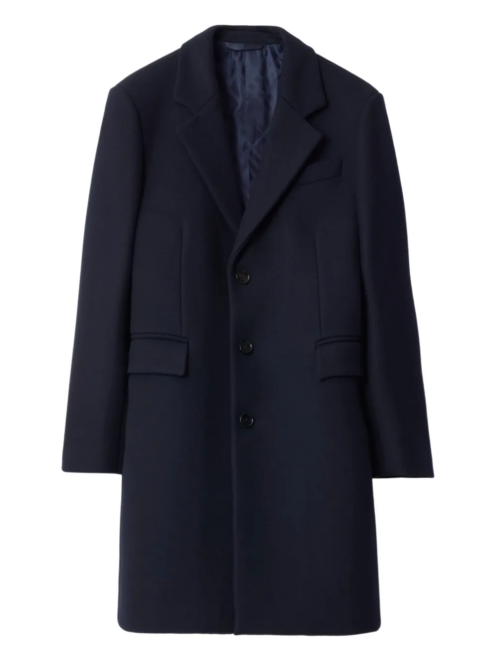 Шерстяное пальто Burberry, синий
