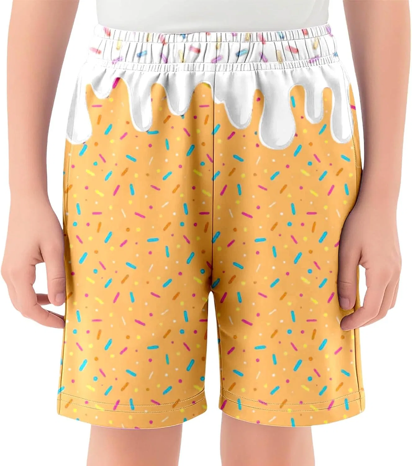Шорты Active Shorts Boys Ice Cream, белый