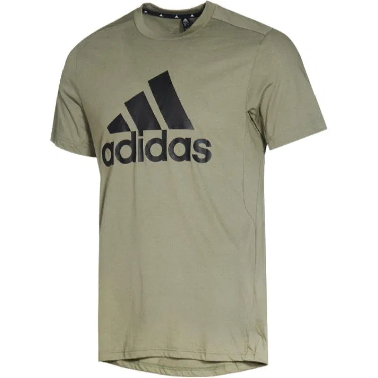 Футболка Adidas мужская армейский зеленый