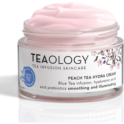 

Teaology Peach Tea Hydra Cream 50 мл Увлажняющий дневной и ночной крем Натуральная косметика Веганская, Teaology Tea Infusion Skincare