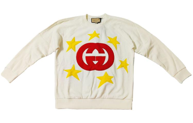 GUCCI Свитшот унисекс экрю — фото 3