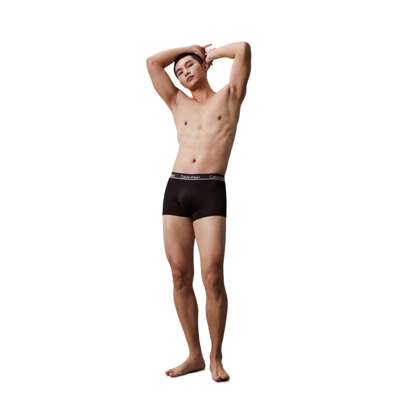 Мужские трусы Calvin Klein, цвет 001 - Space Black / Space Black / Space Black — фото 3
