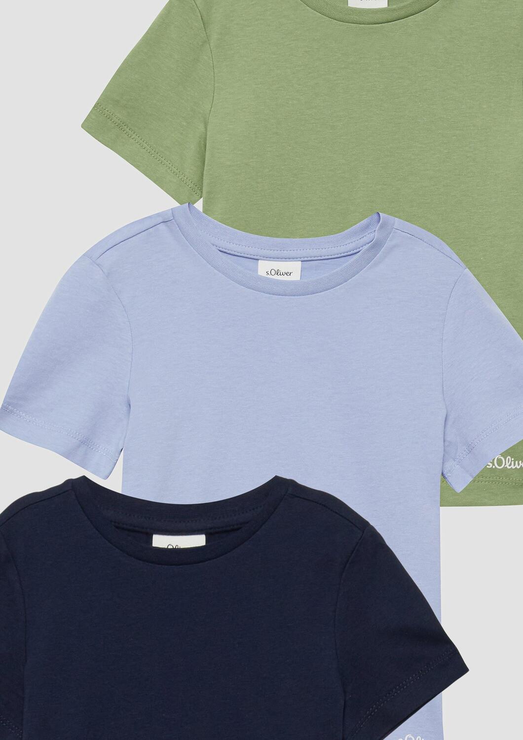 s.Oliver Junior Футболка в цветах Navy, Sky Blue, Khaki — фото 4