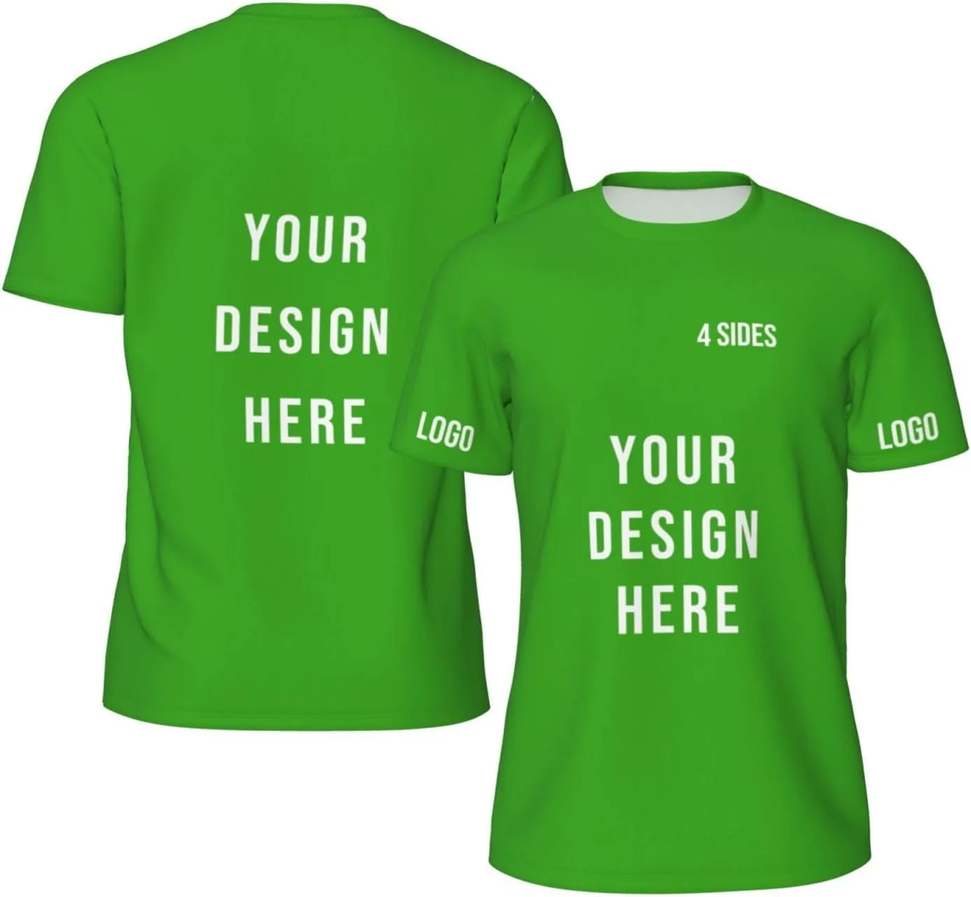 

Футболка Custom с логотипом и текстом на 4 сторонах