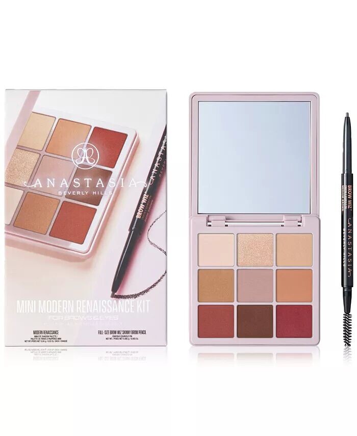 

2 шт. Мини-набор для бровей и глаз Modern Renaissance Anastasia Beverly Hills, цвет Medium Brown