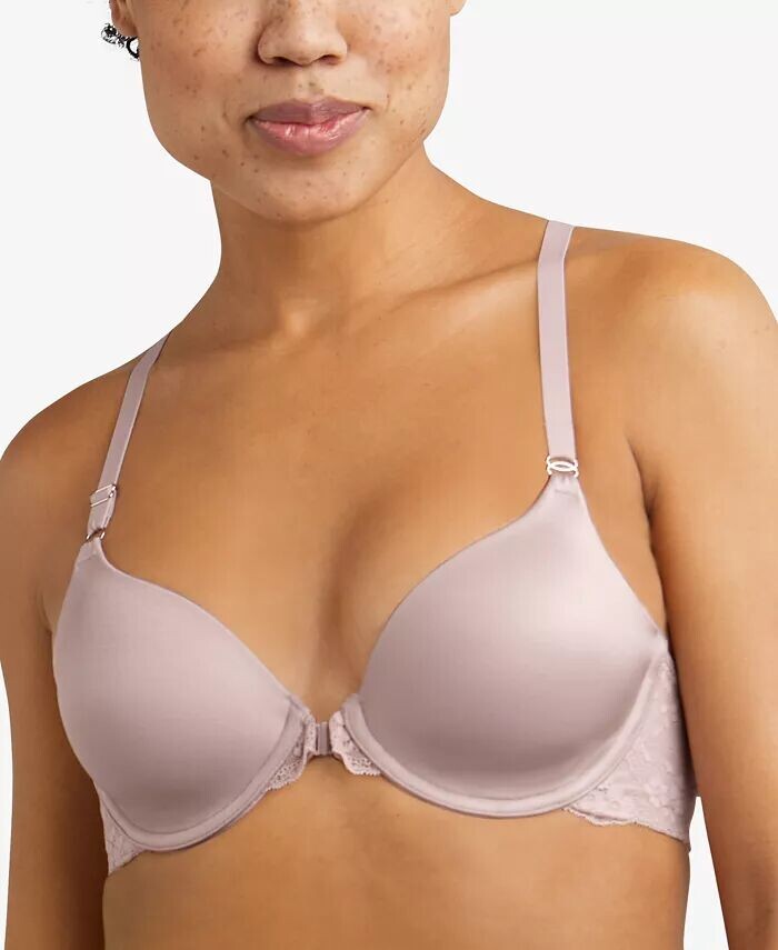

Закрытый кружевной бюстгальтер на косточках One Fab Fit 7112 Maidenform, белый