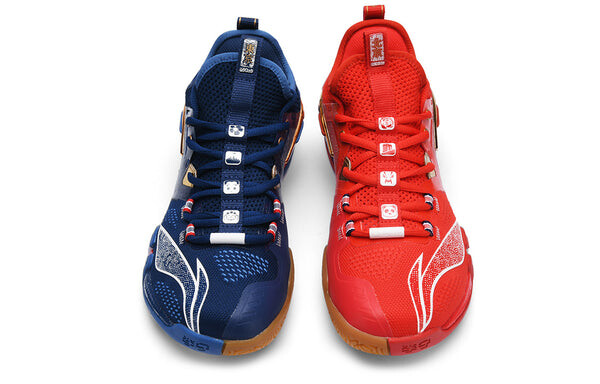 Кроссовки летающие по земле Li-Ning, красный — фото 4
