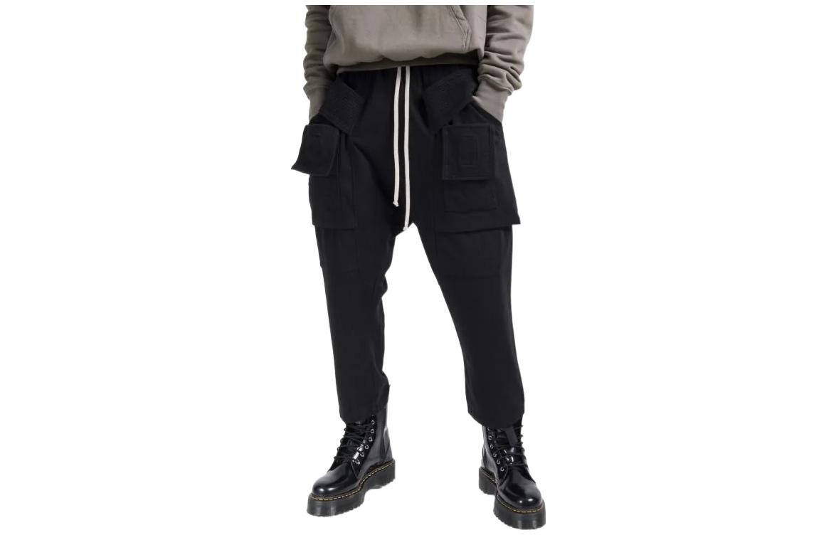 

Брюки-карго мужские черные Rick Owens Drkshdw, черный