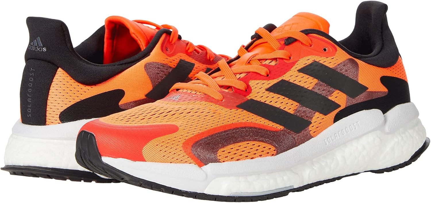 Мужские беговые кроссовки Adidas, красный/черный/металлик — фото 2