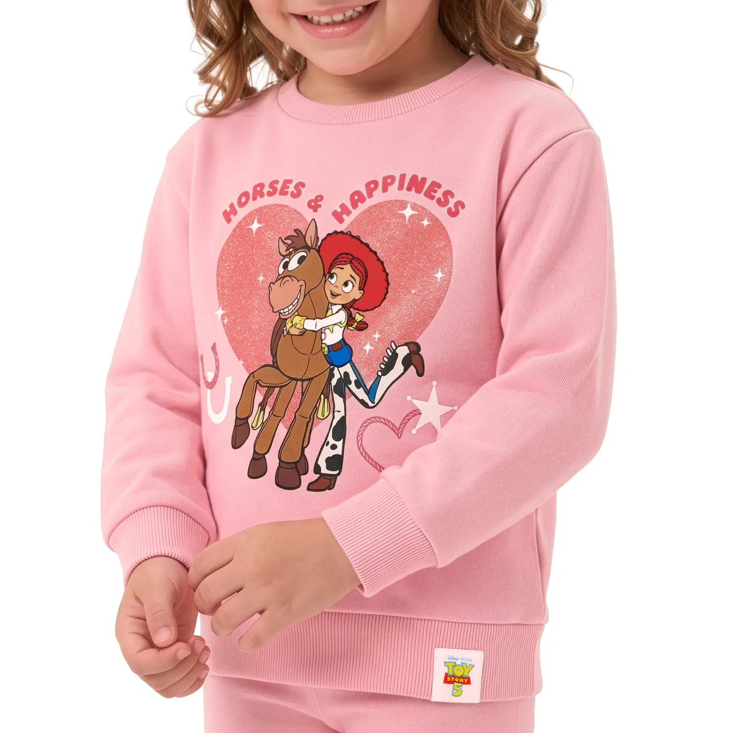 Свитшот Toy Story Jessie & Bullseye, Disney, розовый — фото 4