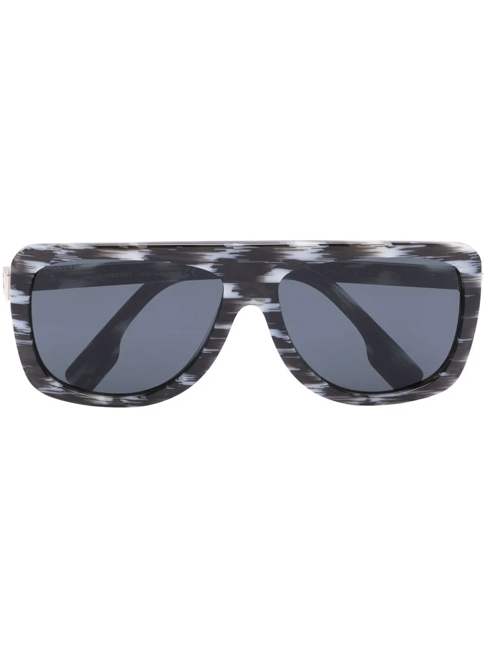 

Солнцезащитные очки с абстрактным узором Burberry Eyewear, черный