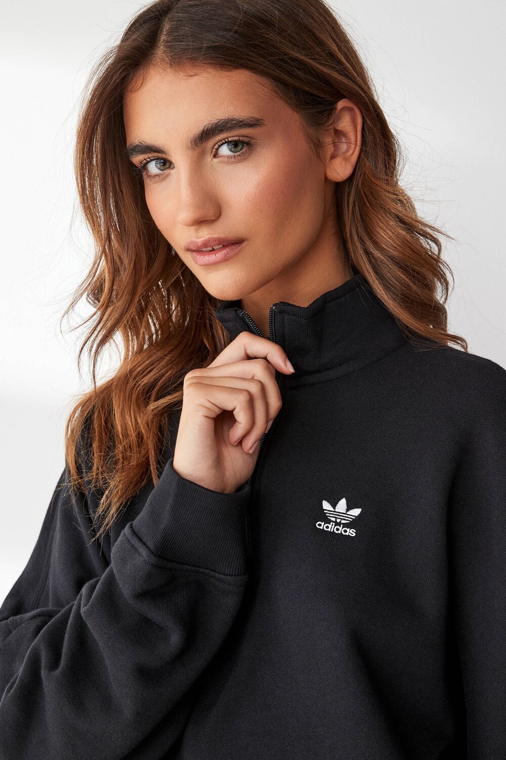 Свитшот Essential из 100% хлопка Adidas Originals, черный — фото 3