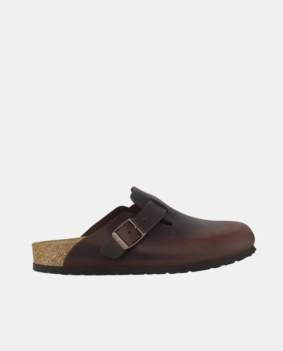 

Бостонские сабо унисекс Birkenstock, темно-коричневый