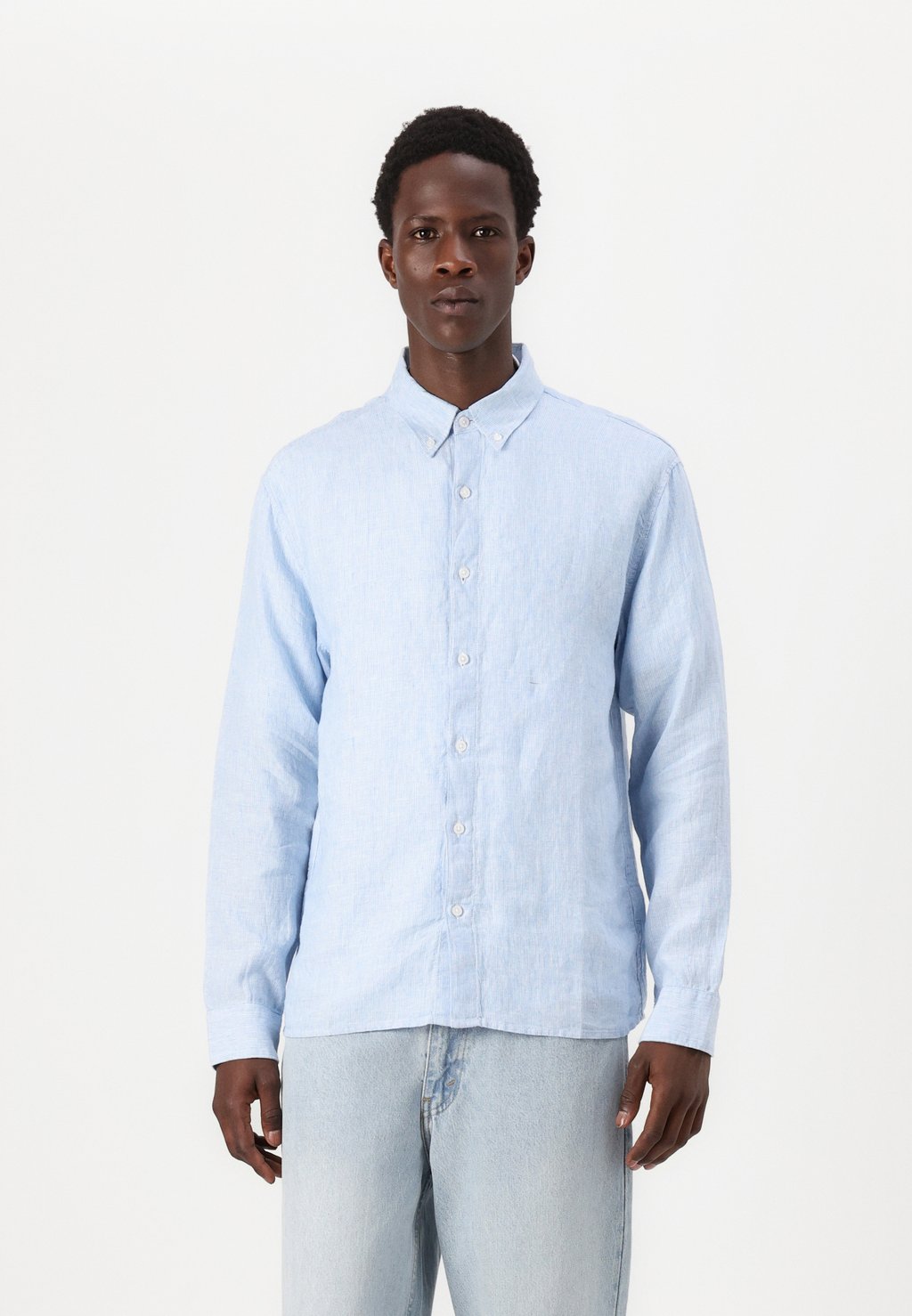 

Рубашка LAYER ON Abercrombie & Fitch, синий