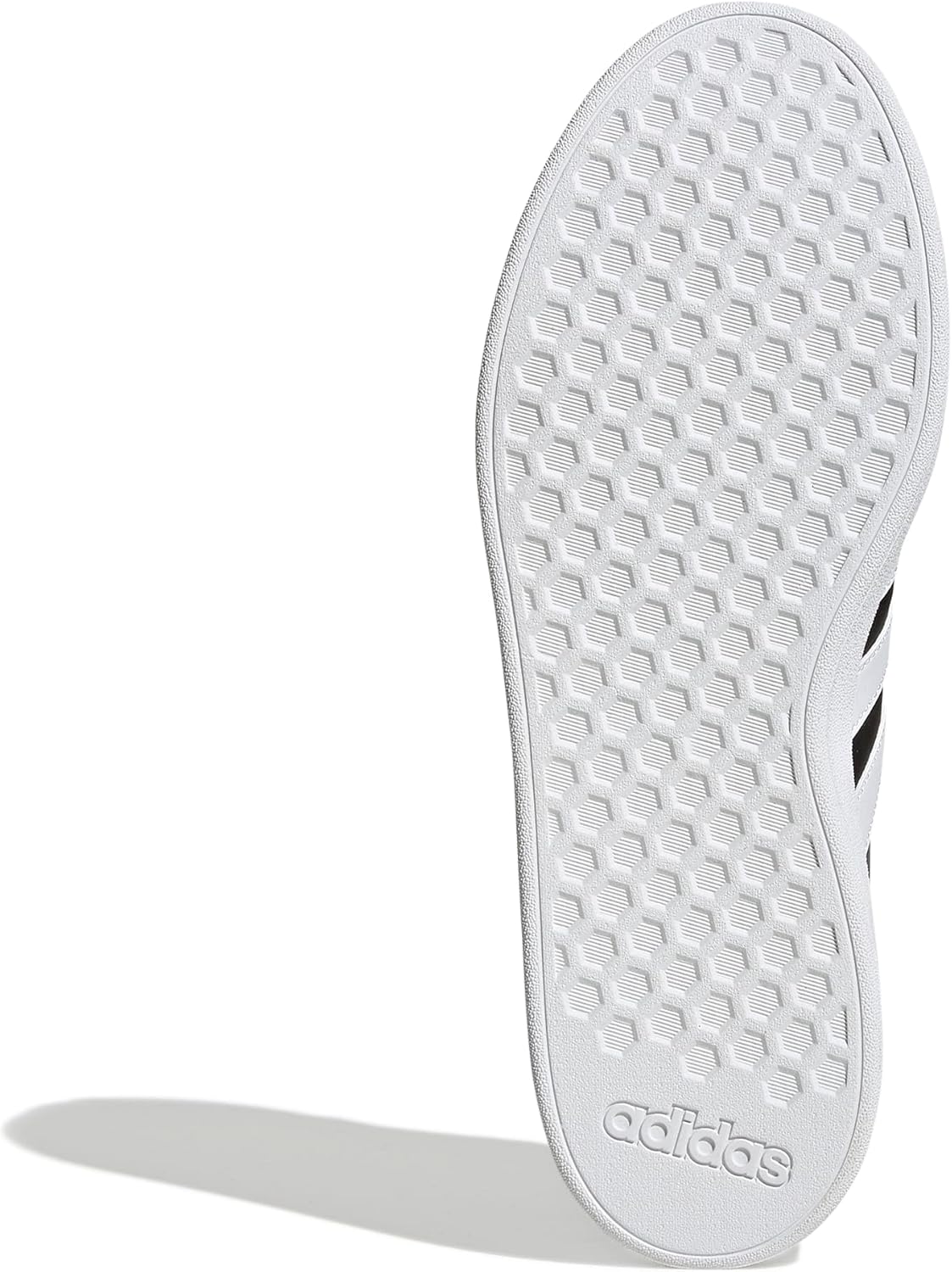 Мужские теннисные кроссовки Adidas Grand Court Base, белый/черный — фото 3