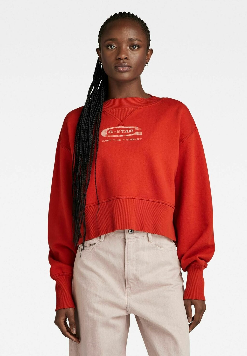 

Толстовка VINTAGE CROPPED LOGO LOOSE G-STAR, оранжевый
