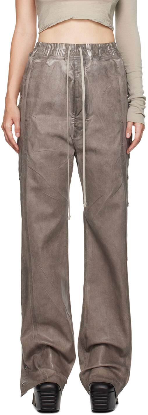 

Серые джинсы Pusher Rick Owens DRKSHDW