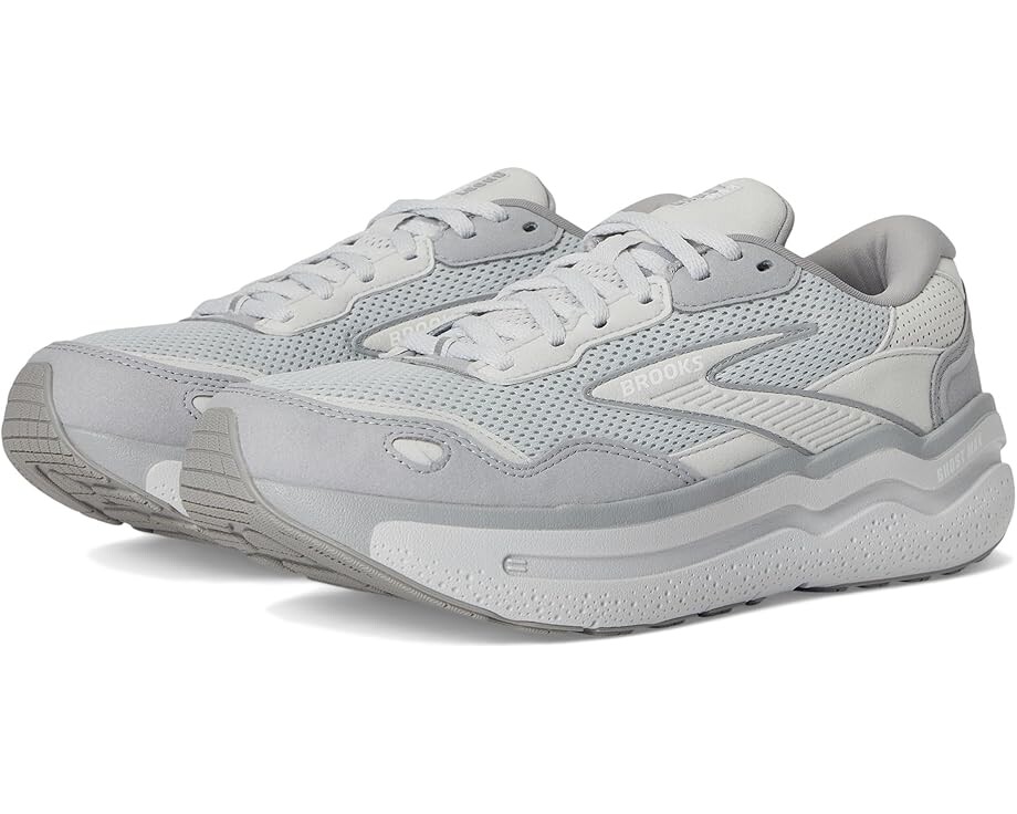 Кроссовки Brooks Ghost Max Suede, цвет Oyster/Alloy/Antarctica