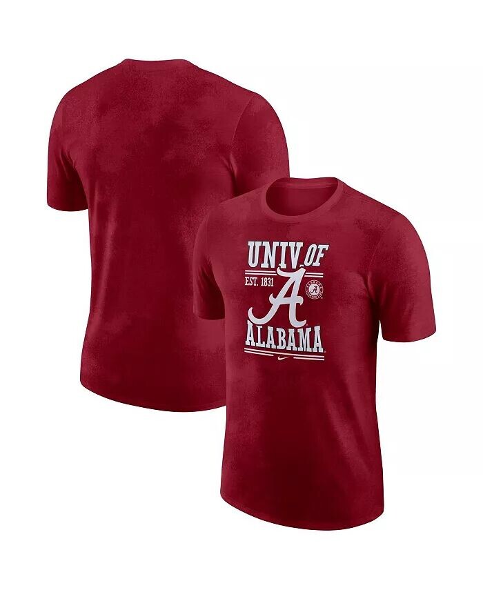 

Мужская футболка Crimson Alabama Crimson Tide Team Stack Nike