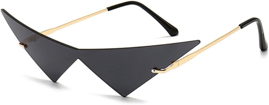 

Солнцезащитные очки-моноблок большого размера 2027 года для женщин, винтажные, без оправы, с прозрачными линзами цвета океана, модные солнцезащитные очки для мужчин MTZJH, Golden Gray