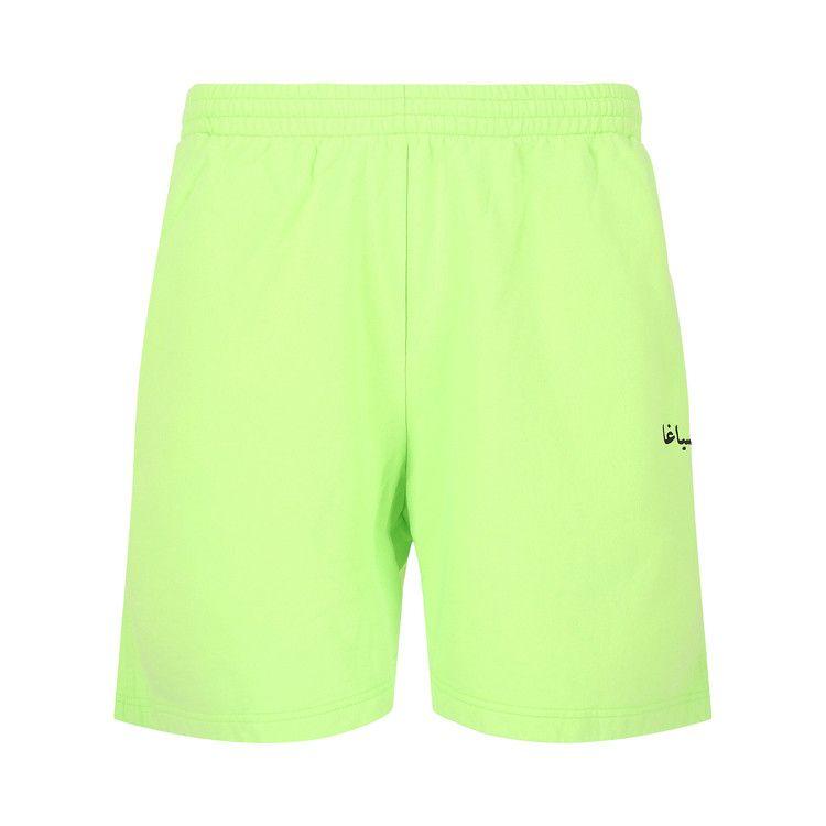 

Шорты Balenciaga Sweat Shorts, Green Fluorescent/Black