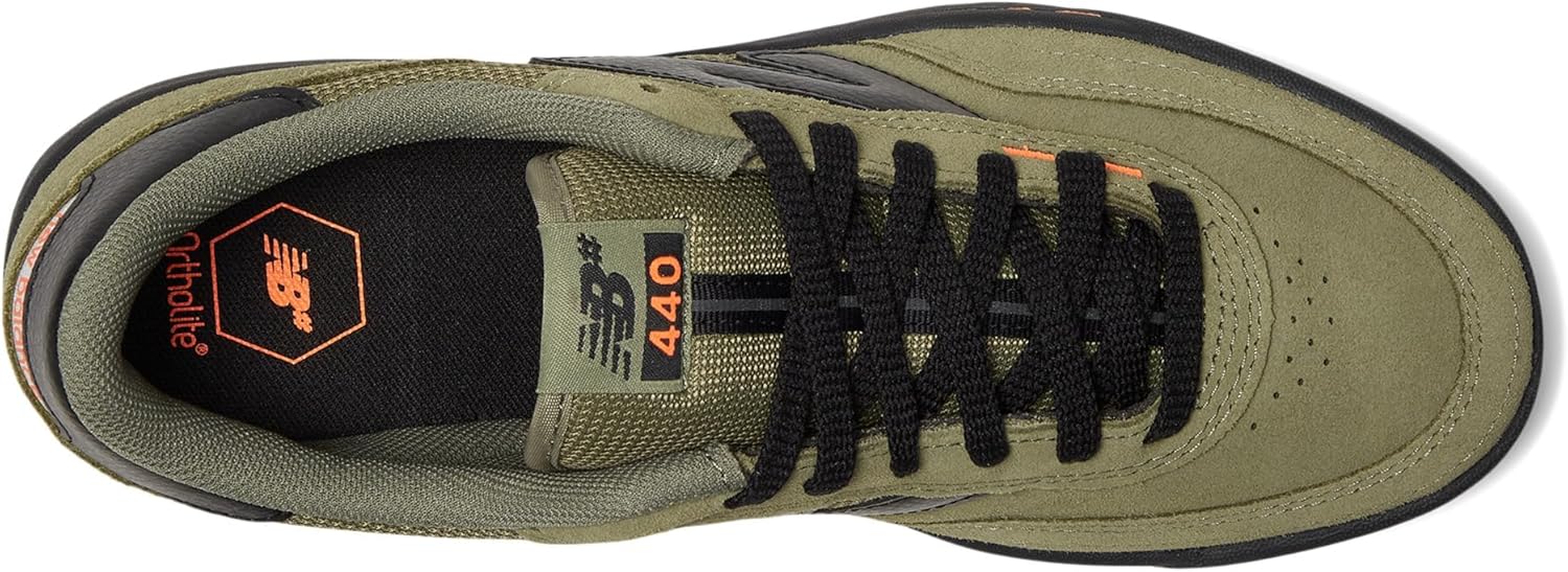Мужские кроссовки для скейтбординга New Balance 440 V2, Dark Olivine — фото 2