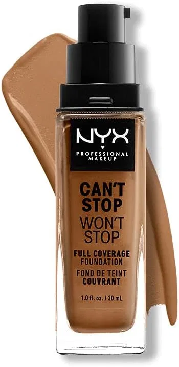 Тональное средство Nyx Professional Makeup Cantostop One-Stop Full Coverage Foundation 30 мл цвет Honey
