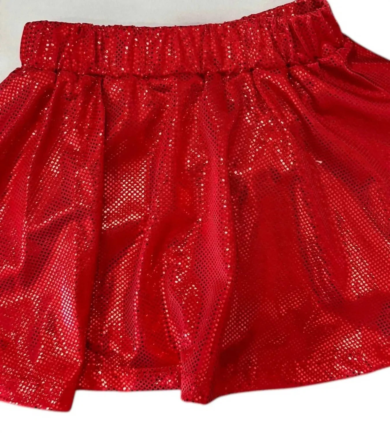 Emma Jean Детская юбка-шорты Blakely Sparkle, красная — фото 2