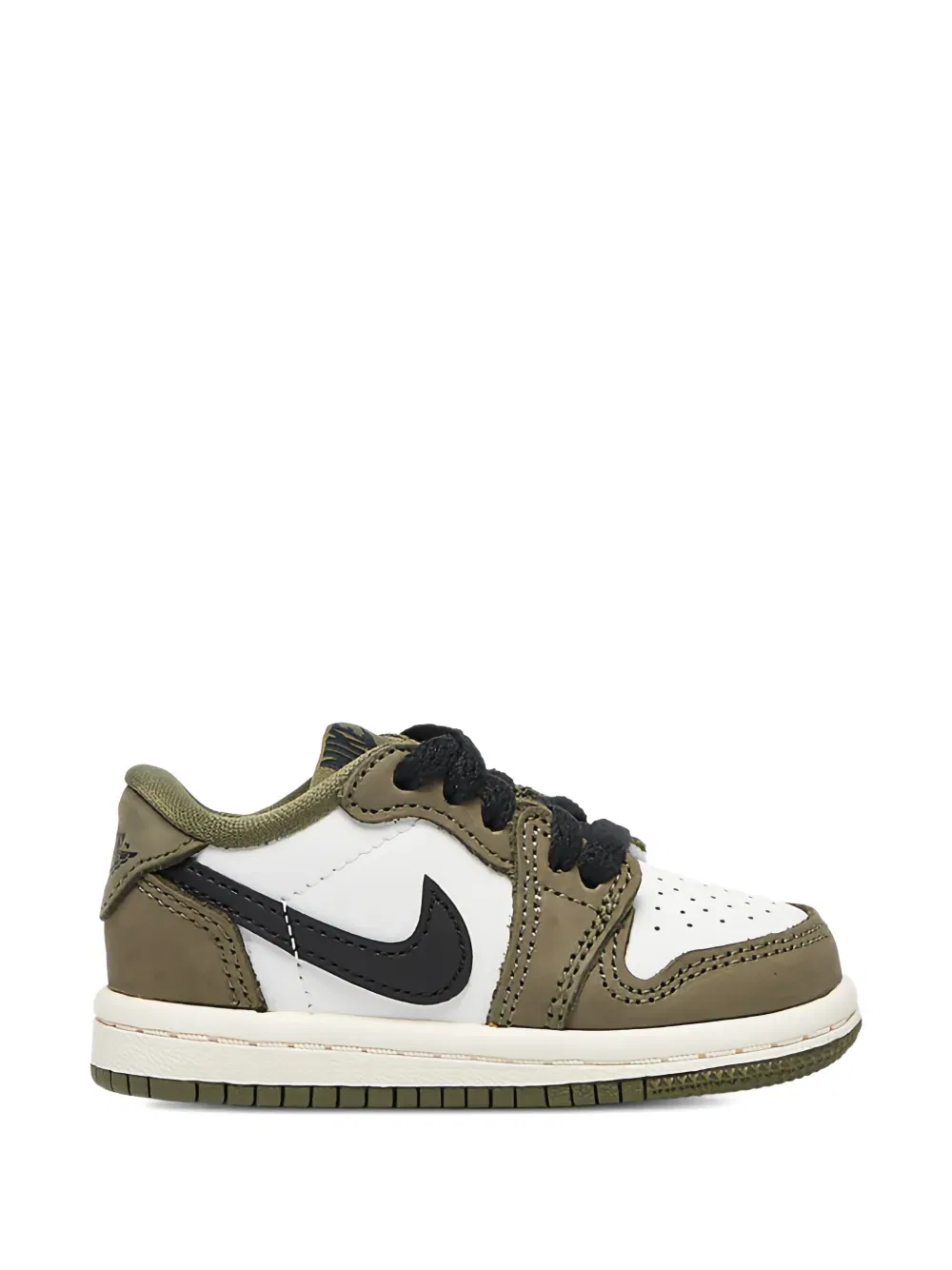 Кроссовки Air Jordan 1 Retro Low Jordan Kids, зеленый