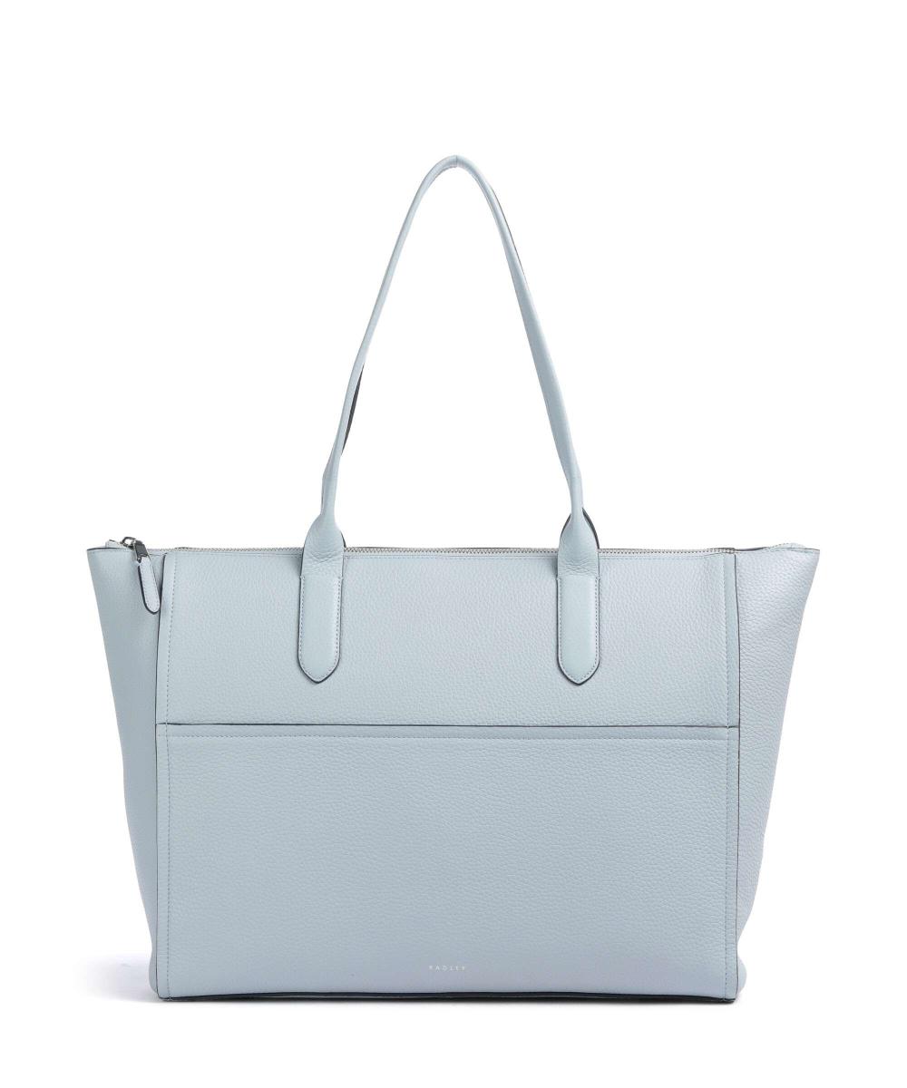 

Сумка-Шоппер Oak Street из зернистой коровьей кожи Radley London, голубой