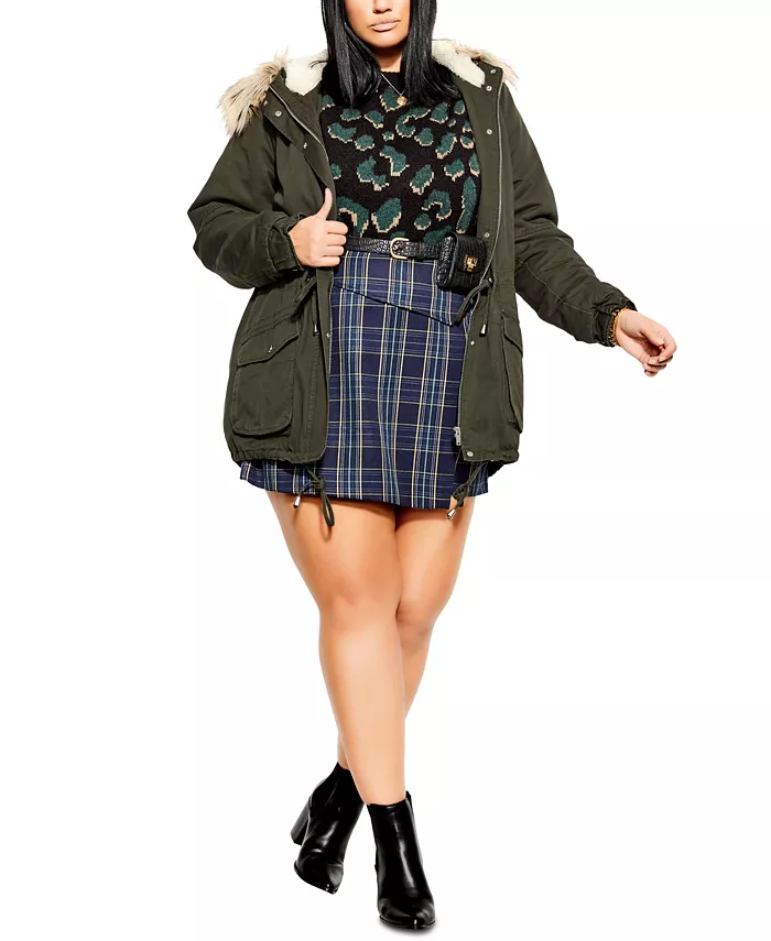 

Женская куртка Explorer Parker CITY CHIC, зеленый