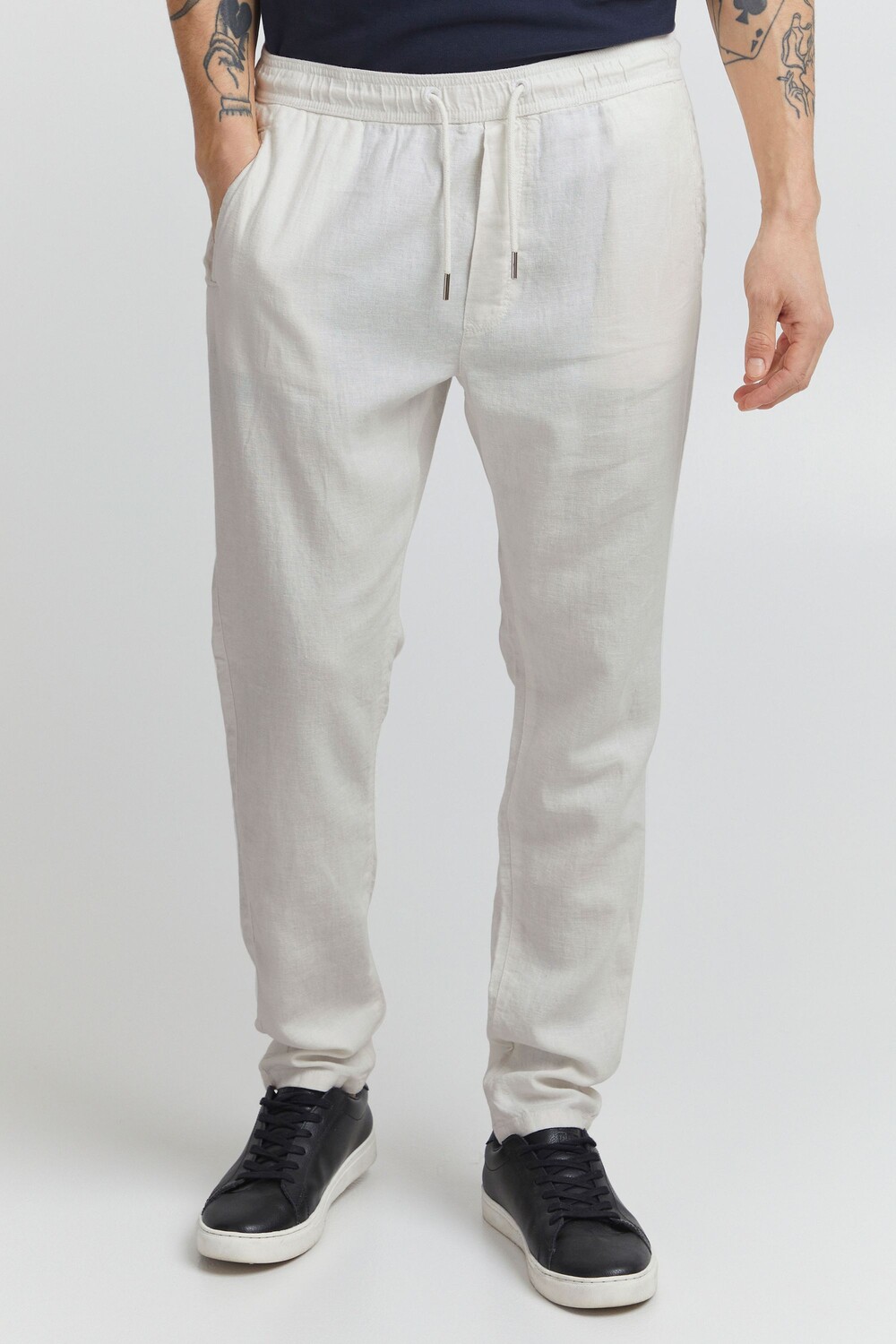 

Тканевые брюки !SOLID Leinen SDTaiz PA 21107170, белый