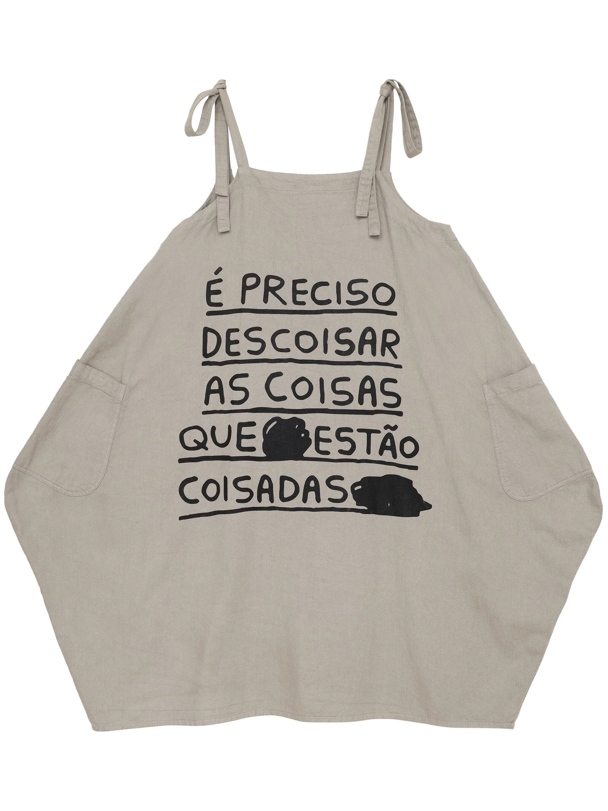 

Платье с надписью Uma | Raquel Blay, серый