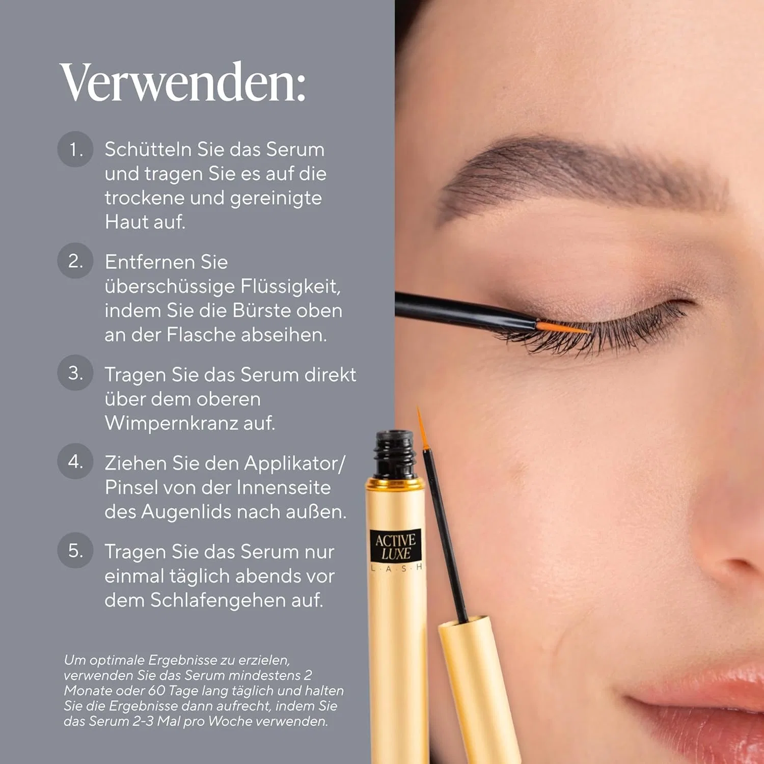 Сыворотка для ресниц «Active Luxe» без гормонов Activeluxe Cosmetics — фото 4