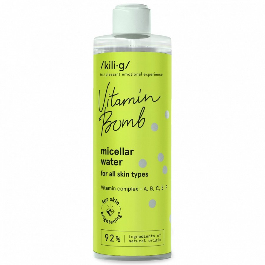 

Мицеллярная вода vitamin bomb micellar water Kilig, 250 мл