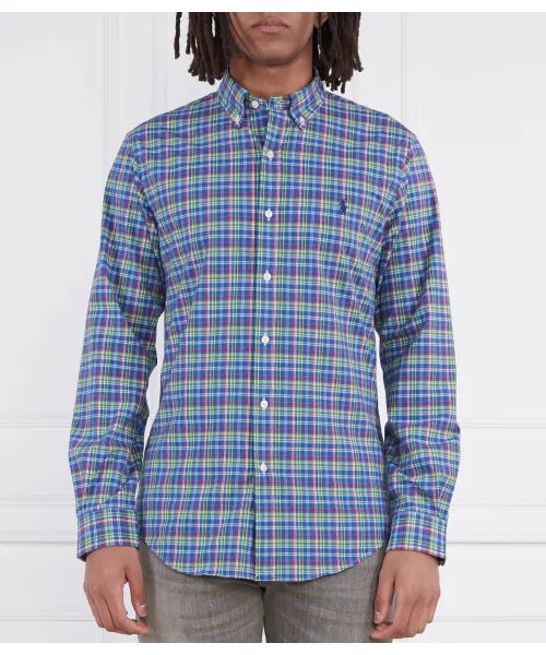 

Рубашка Slim fit Polo Ralph Lauren, синий