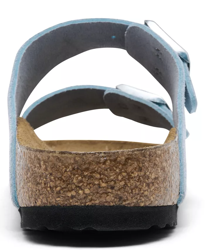 Женские сандалии Arizona из замши и кожи от Finish Line Birkenstock, синий — фото 4