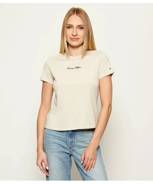 

Футболка Regular fit Tommy Hilfiger, бежевый