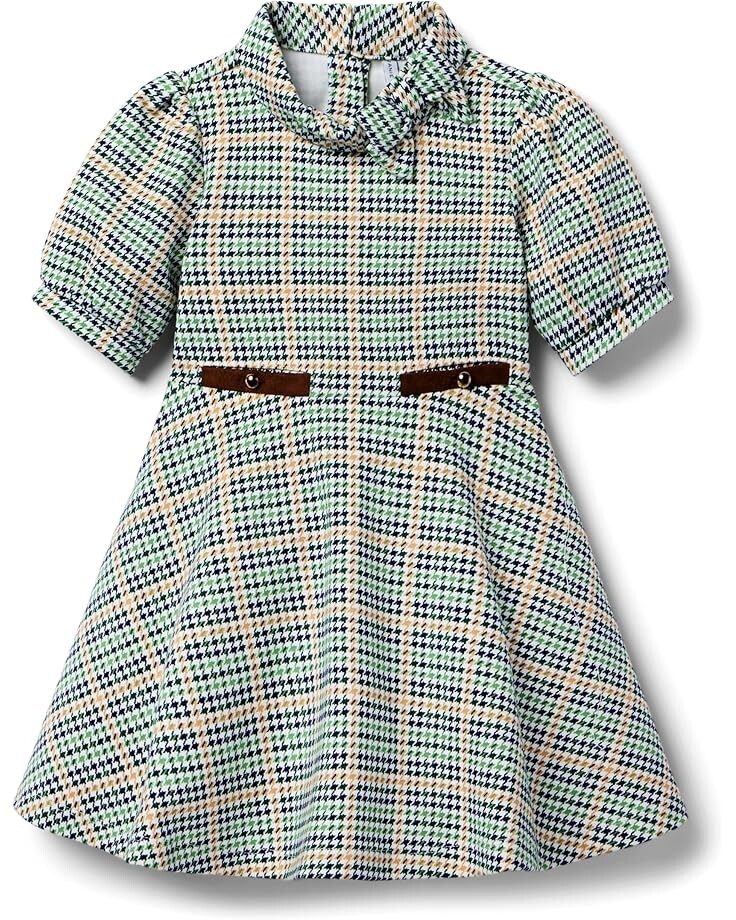 

Платье Janie and Jack Plaid Ponte Dress, разноцветный