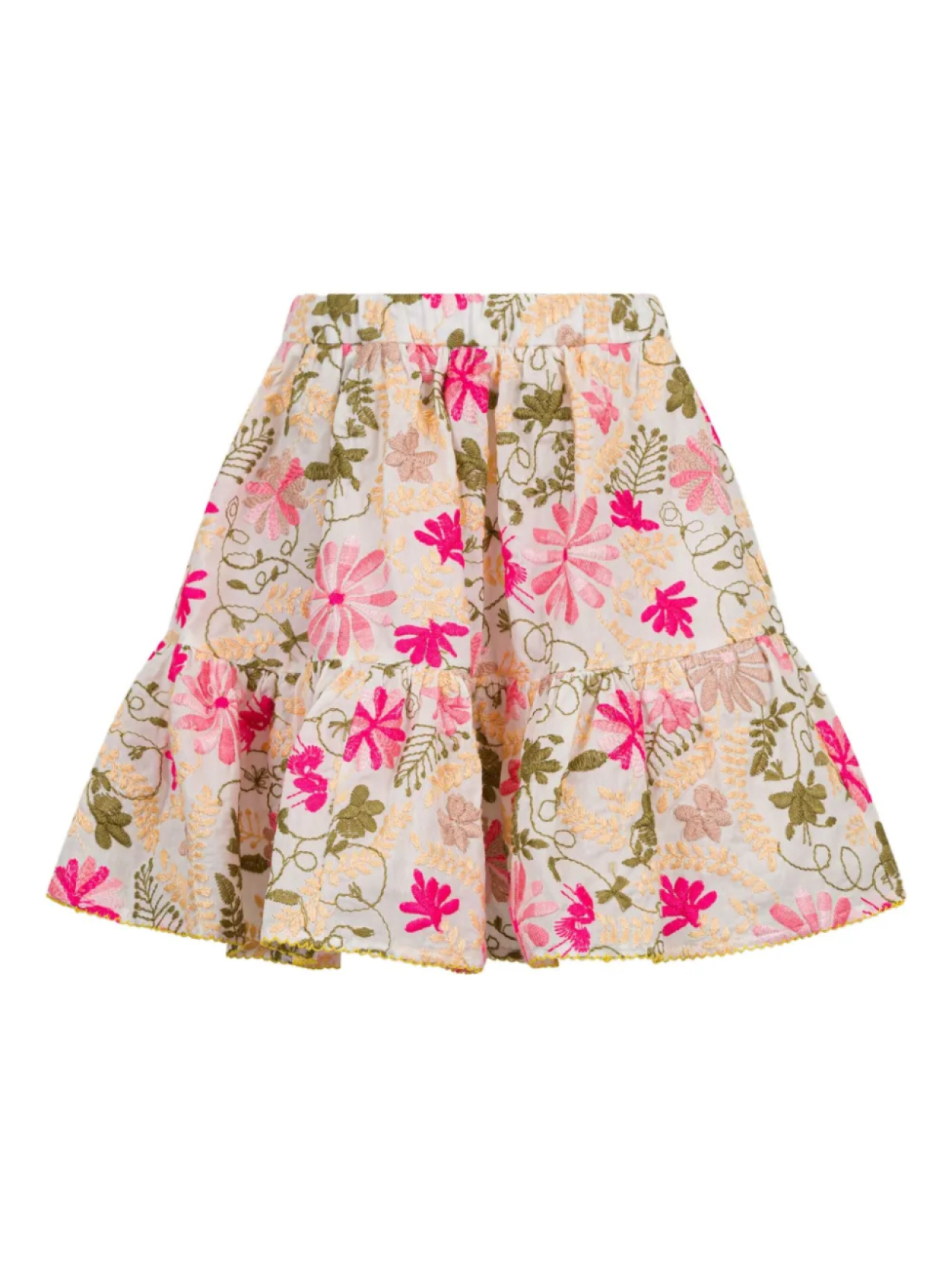 

Юбка с цветочной вышивкой ETRO KIDS, белый