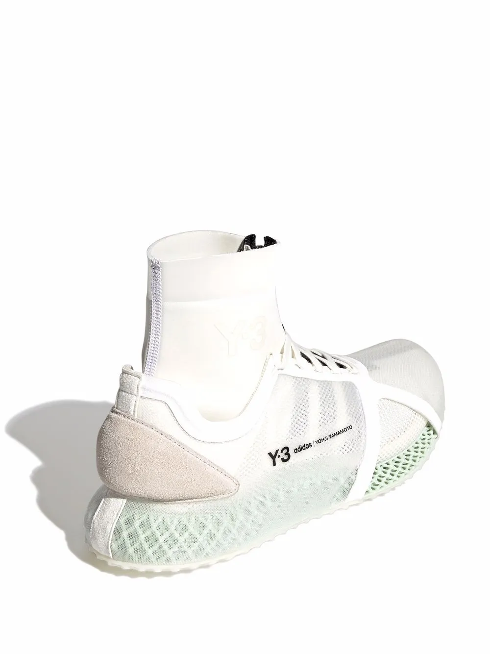 Высокие кроссовки Runner 4D IOW Y-3, белый — фото 3