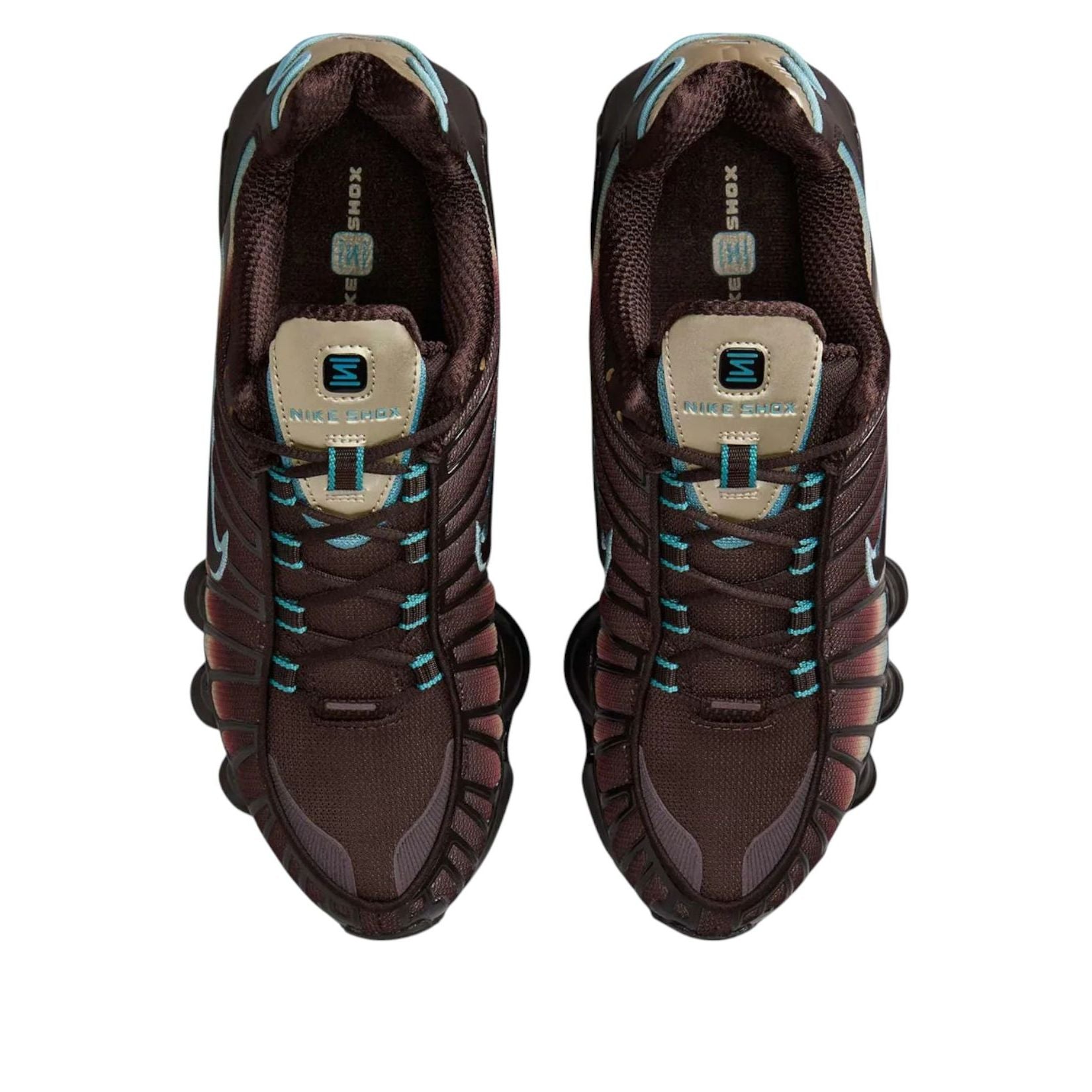 Кроссовки (WMNS) Nike Shox TL 'Velvet Brown Denim Turquoise' — фото 3