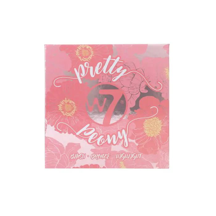 

Тени для век pretty peony paleta de rostro W7, количество 1 штука
