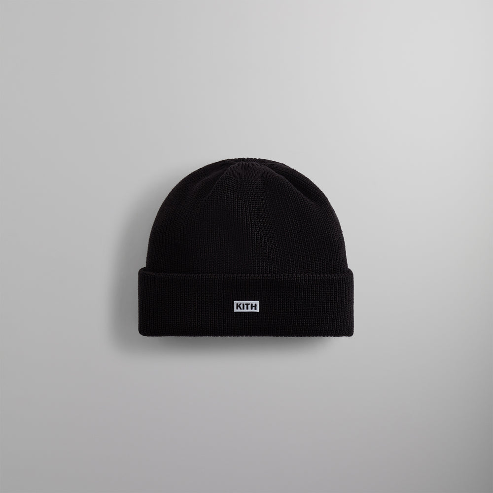 

Шапка Kith Classic Beanie, черный