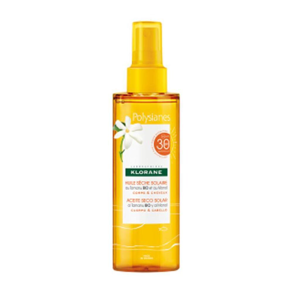 

Солнцезащитное масло Klorane Polysianes Aceite Seco SPF30, 200 мл