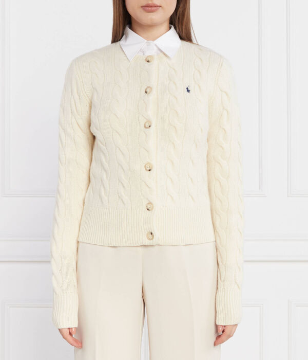 

Шерстяной кардиган Regular Fit Polo Ralph Lauren, бежевый