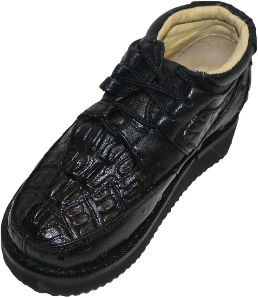 

Мужские теннисные кроссовки с тиснением под крокодила/страуса и мягкой подошвой Dona Michi, черный