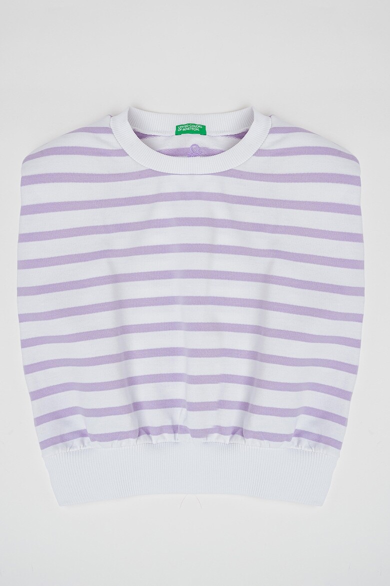 

Полосатый топ с подплечниками United Colors Of Benetton, белый