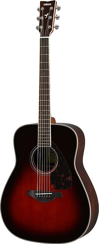 

Акустическая гитара Yamaha FG830 Folk Dreadnought Acoustic Guitar, Tobacco Sunburst