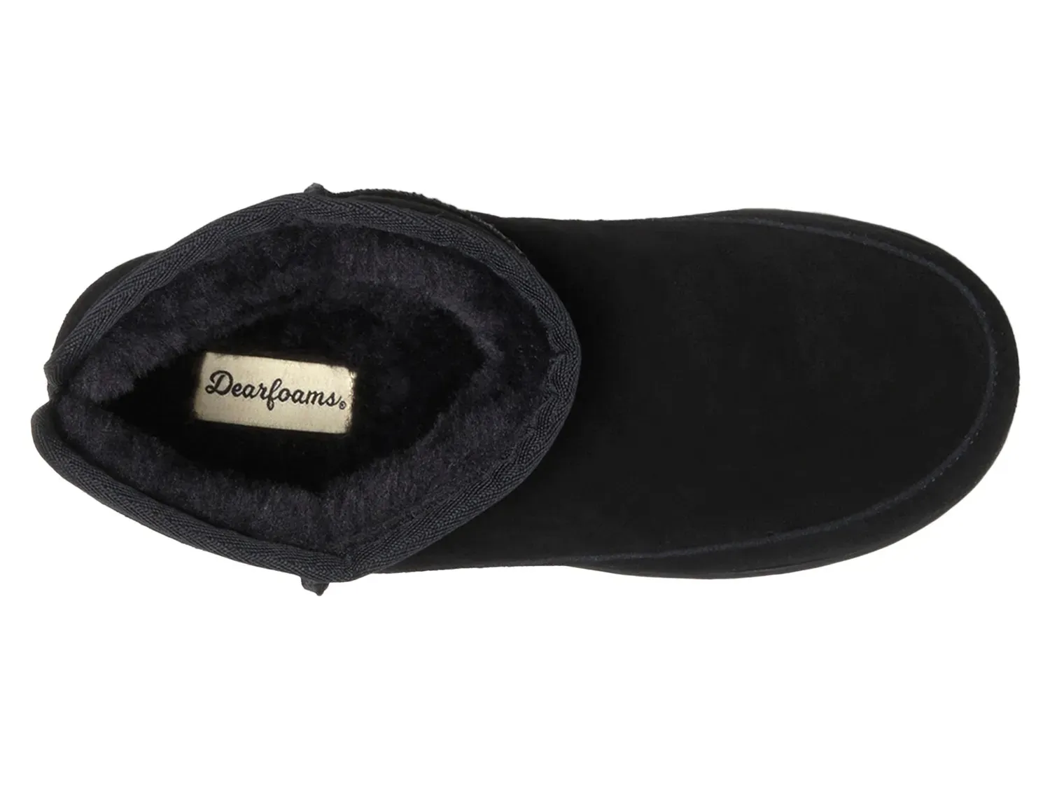 Тапочки-ботинки Dearfoams Gretchen Bootie Slipper - женские, черные — фото 4